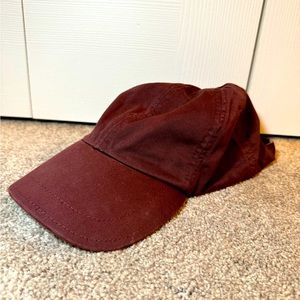 BRUNELLO CUCINELLI MEN'S MAROON BASEBALL CAP SIZE MEDIUM Great Condition